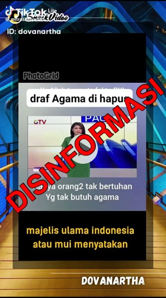 Disinformasi Penghapusan Frasa “agama” dalam Dokumen Draf Peta Jalan Pendidikan Tahun 2020-2035