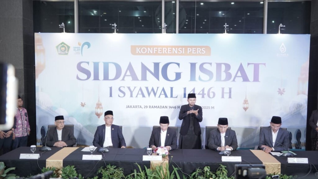 Konferensi pers sidang isbat 1446 H